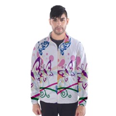 Butterfly Vector Art Wind Breaker (men) by Amaryn4rt