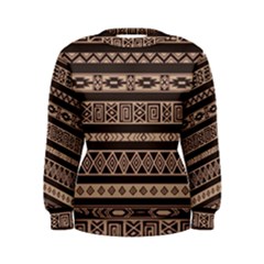 Ethnic Pattern Vector Women s Sweatshirt