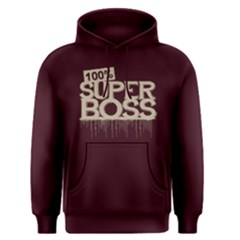 100% Super Boss - Men s Pullover Hoodie