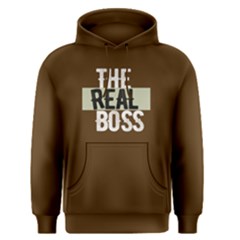 The Real Boss - Men s Pullover Hoodie by FunnySaying