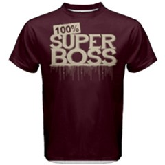 100% Super Boss - Men s Cotton Tee by FunnySaying