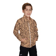 Mechanical Tech Pattern Wind Breaker (kids) by Simbadda