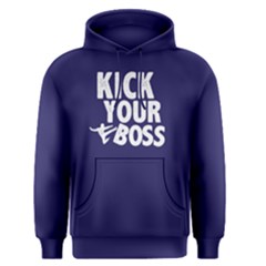 Kick Your Boss - Men s Pullover Hoodie by FunnySaying