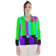 Color Bars & Tones Wind Breaker (women) by Simbadda