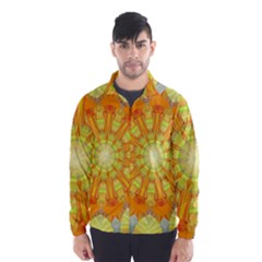 Sunshine Sunny Sun Abstract Yellow Wind Breaker (men) by Simbadda