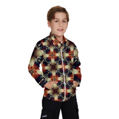 Kaleidoscope Image Background Wind Breaker (kids) by Simbadda