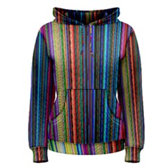 Multi Colored Lines Women s Pullover Hoodie by Simbadda