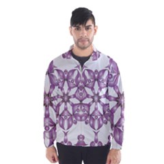 Frame Flower Star Purple Wind Breaker (men) by Alisyart