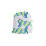 Candy Yellow Blue Drawstring Pouches (Small) 
