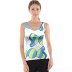 Candy Yellow Blue Tank Top
