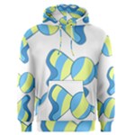 Candy Yellow Blue Men s Pullover Hoodie