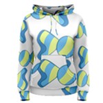 Candy Yellow Blue Women s Pullover Hoodie