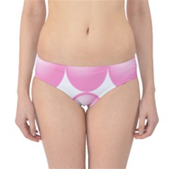 Circle Pink Hipster Bikini Bottoms by Alisyart