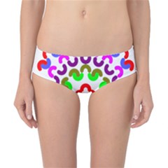 Decoration Red Blue Pink Purple Green Rainbow Classic Bikini Bottoms by Alisyart