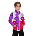 Fruit Grapes Strawberries Red Green Purple Wind Breaker (Kids) View1