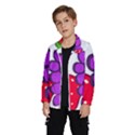 Fruit Grapes Strawberries Red Green Purple Wind Breaker (Kids) View2