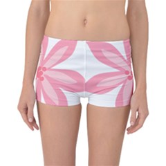 Pink Lily Flower Floral Reversible Bikini Bottoms by Alisyart