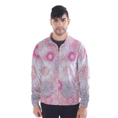 Flower Floral Sunflower Rose Pink Wind Breaker (men) by Alisyart