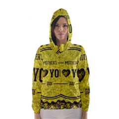 Happy Mother Day Hooded Wind Breaker (women) by Simbadda