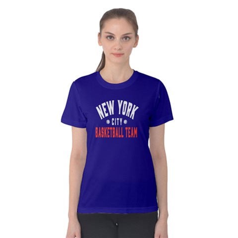New York City Basketball Team - Women s Cotton Tee by FunnySaying