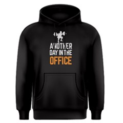 Black Another Day In The Office Men s Pullover Hoodie by FunnySaying