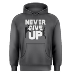 Never Give Up - Men s Pullover Hoodie by FunnySaying