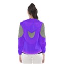 Ceiling Color Magenta Blue Lights Gray Green Purple Oculus Main Moon Light Night Wave Hooded Wind Breaker (Women) View2