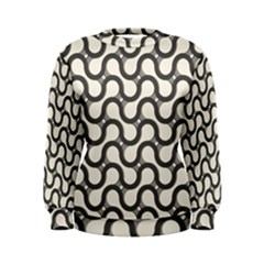 Shutterstock Wave Chevron Grey Women s Sweatshirt by Alisyart