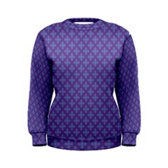 Abstract Purple Pattern Background Women s Sweatshirt by TastefulDesigns