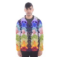 Chakra Spiritual Flower Energy Hooded Wind Breaker (men) by Simbadda