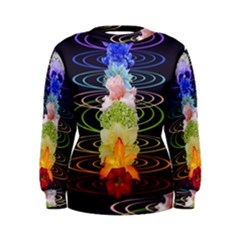 Chakra Spiritual Flower Energy Women s Sweatshirt by Simbadda