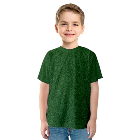 Texture Green Rush Easter Kids  Sport Mesh Tee by Simbadda