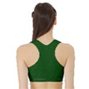 Texture Green Rush Easter Sports Bra with Border View2