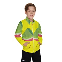 Fruit Melon Sweet Yellow Green White Red Wind Breaker (kids) by Alisyart