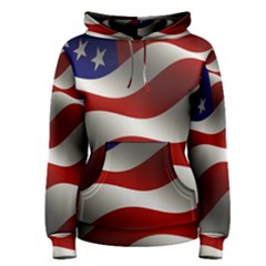 Flag United States Stars Stripes Symbol Women s Pullover Hoodie by Simbadda