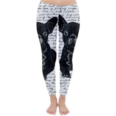 Cute Bulldog Classic Winter Leggings by Valentinaart