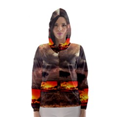 Africa Hooded Wind Breaker (women) by Valentinaart