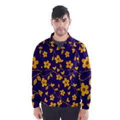 Floral Pattern Wind Breaker (men) by Valentinaart