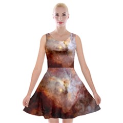 Carina Nebula Velvet Skater Dress by SpaceShop