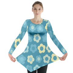 Floral Pattern Long Sleeve Tunic  by Valentinaart