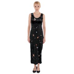 Extreme Deep Field Fitted Maxi Dress by SpaceShop