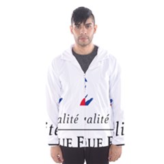 Symbol Of The French Government Hooded Wind Breaker (men) by abbeyz71