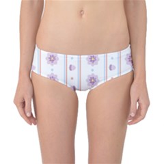 Beans Flower Floral Purple Classic Bikini Bottoms by Alisyart