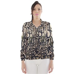 Wallpaper Texture Pattern Design Ornate Abstract Wind Breaker (women) by Simbadda