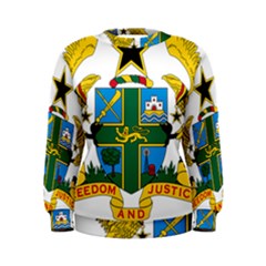 Coat Of Arms Of Ghana Women s Sweatshirt by abbeyz71