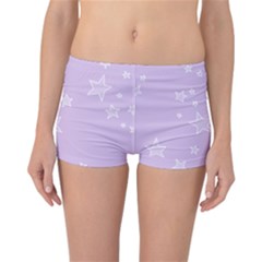 Star Lavender Purple Space Reversible Bikini Bottoms by Alisyart