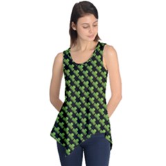 St Patrick S Day Background Sleeveless Tunic by Simbadda