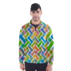 Abstract Pattern Colorful Wallpaper Wind Breaker (men) by Simbadda