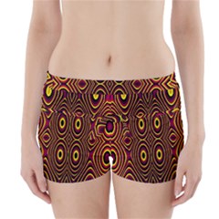 Vibrant Pattern Boyleg Bikini Wrap Bottoms by Simbadda