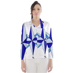 Compass Blue Star Wind Breaker (women) by Alisyart